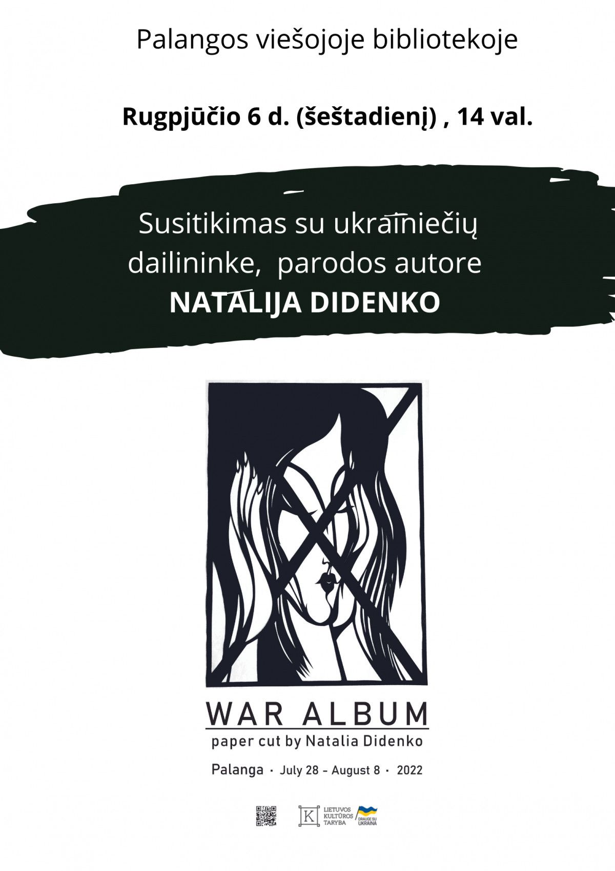 Susitikimas su menininke iš Ukrainos Natalija Didenko