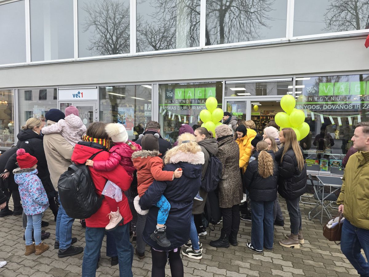 Palangoje duris atvėrė ilgai lauktas knygynas „VAGA“