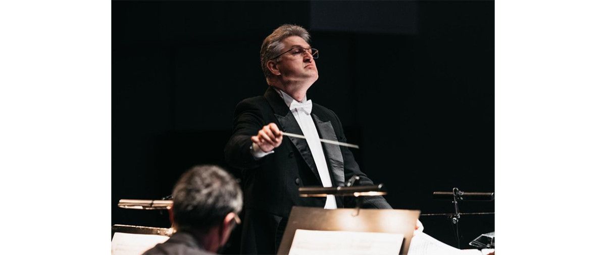 KVMT vyriausiasis dirigentas Tomas Ambrozaitis.Domo Rimeikos nuotr.