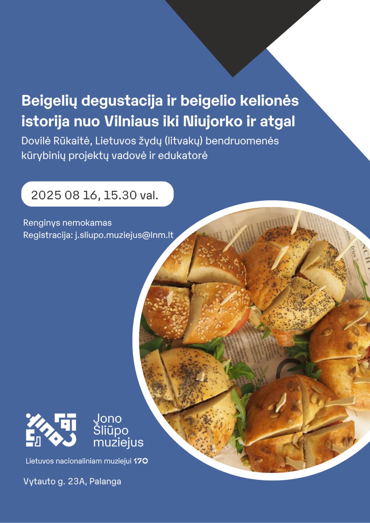 Beigelių degustacija ir beigelio kelionės istorija nuo Vilniaus iki Niujorko ir atgal
