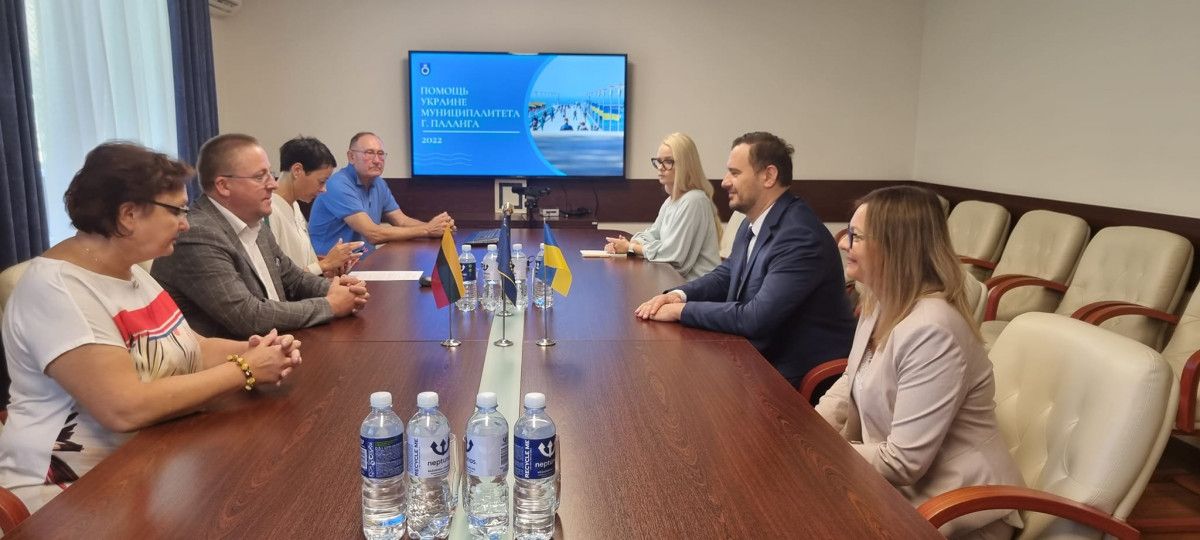 Palangoje apsilankė Ukrainos ambasadorius Petro Beshta