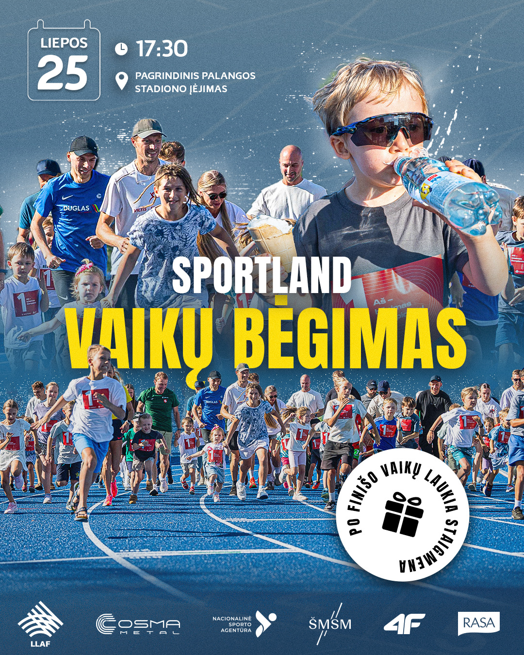 Europos sporto miestas Palanga kviečia sportuoti - praėjusiais metais daug dėmesio sulaukęs ir begalę emocijų dovanojęs „Sportland“ vaikų bėgimas grįžta