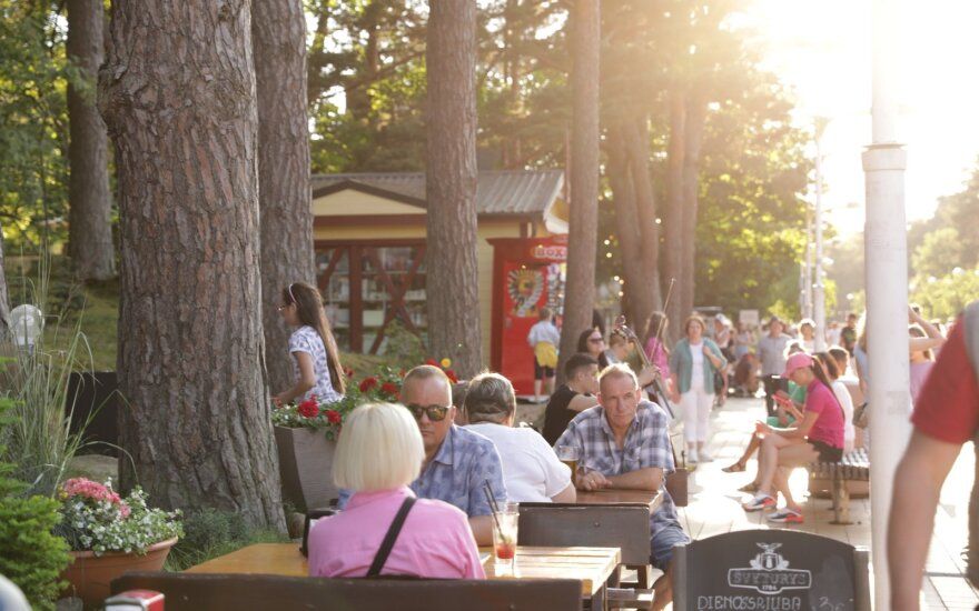 Palanga Joninių savaitgalį. Delfi.lt nuotr.