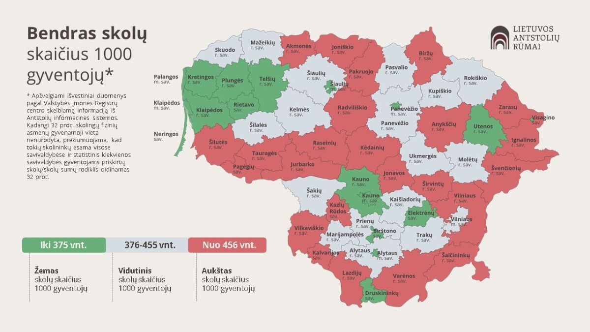Lietuvos gyventojų skolų žemėlapis: sumos ir kiekiai įvairiose savivaldybėse skiriasi 3-4 kartus, Palangoje skolininkų – itin mažai