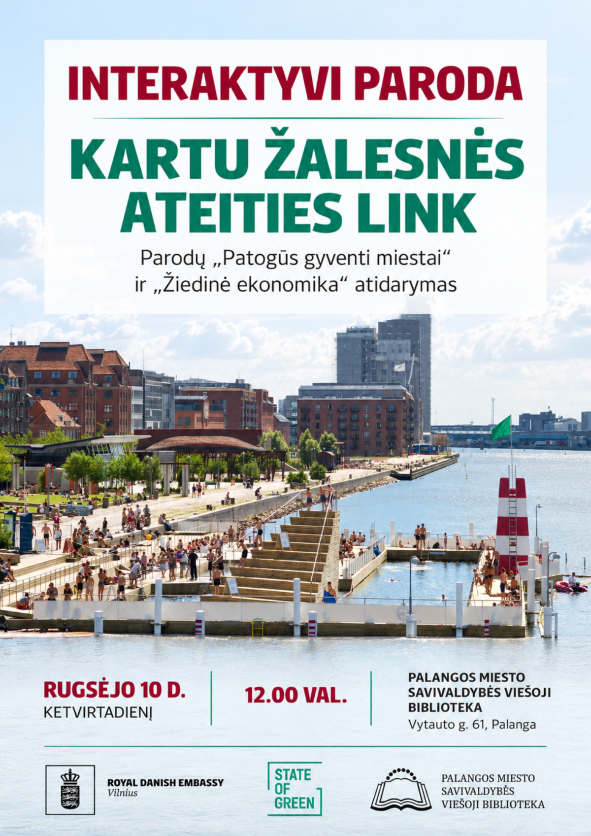 Modulinės parodos „Kartu žalesnės ateities link“ atidarymas