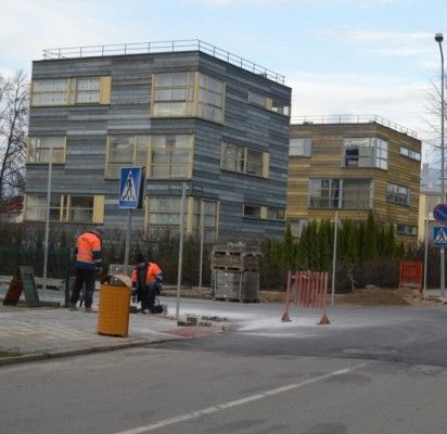 Vytauto ir Žvejų g. sankryža atidaryta anksčiau nei planuota.