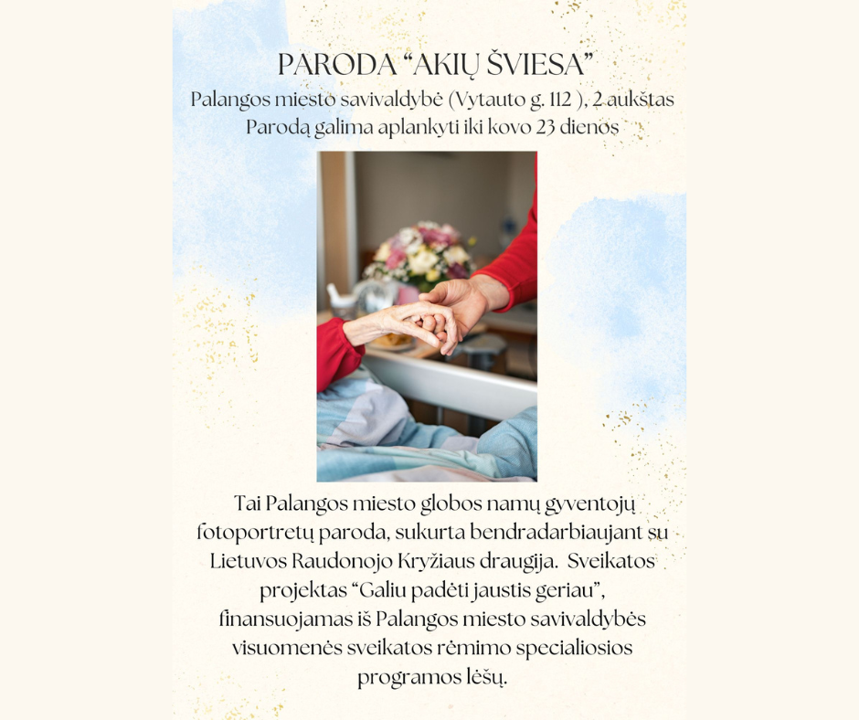 Kviečiame Jus į jautrią ir įkvepiančią parodą „Akių šviesa“