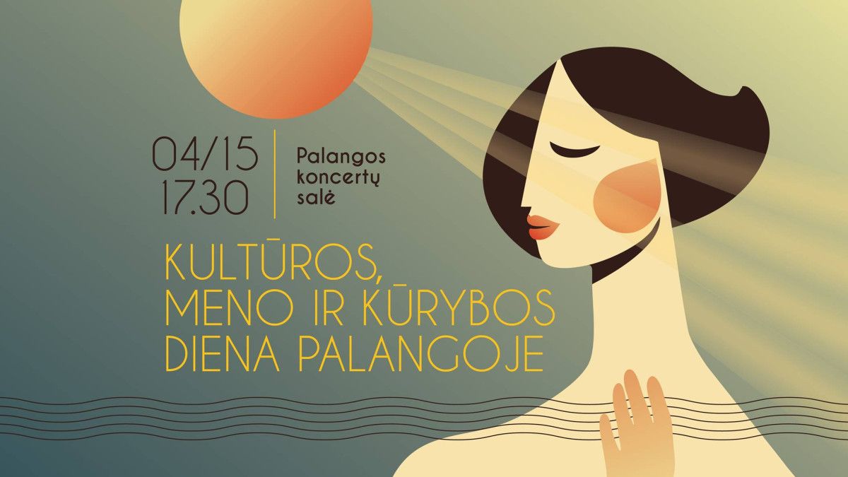 Kvietimas paminėti Kultūros, meno ir kūrybos dieną balandžio 15 d. 17.30 val. Palangos koncertų salėje