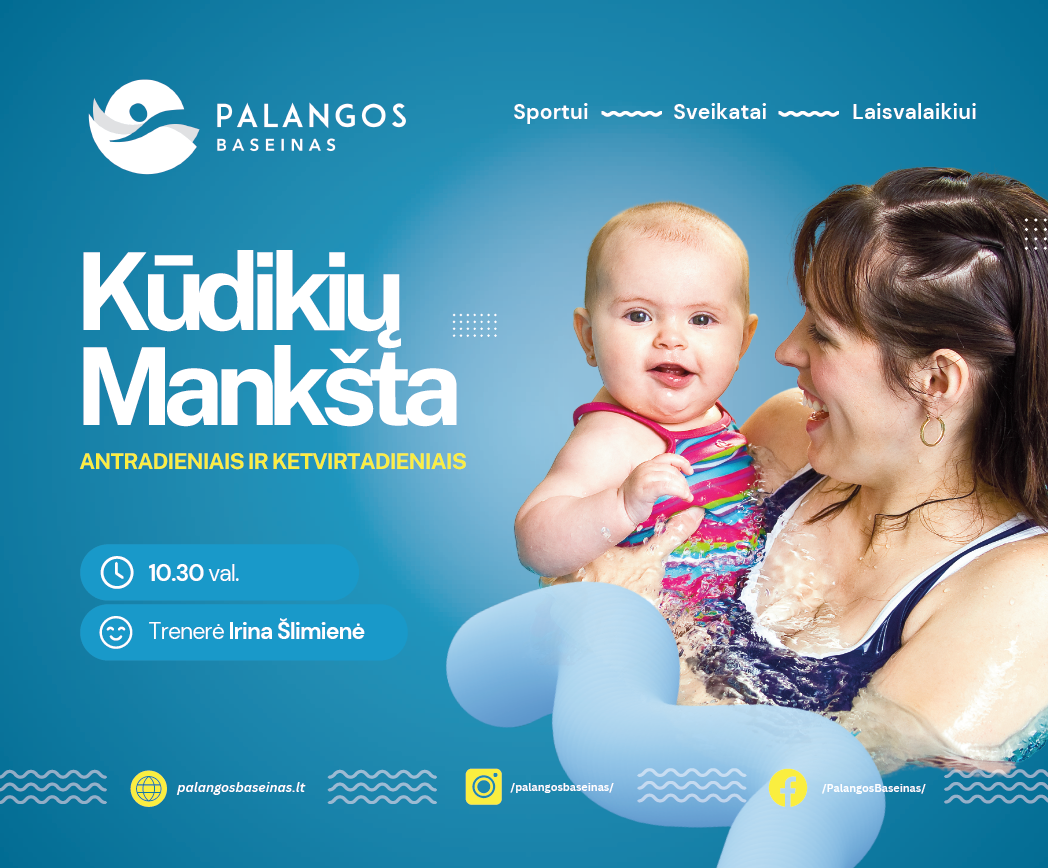 Kūdikių mankšta - Palangos baseine