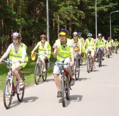 Turistinis žygis dviračiais su šūkiu „Sudie, Vasara!“