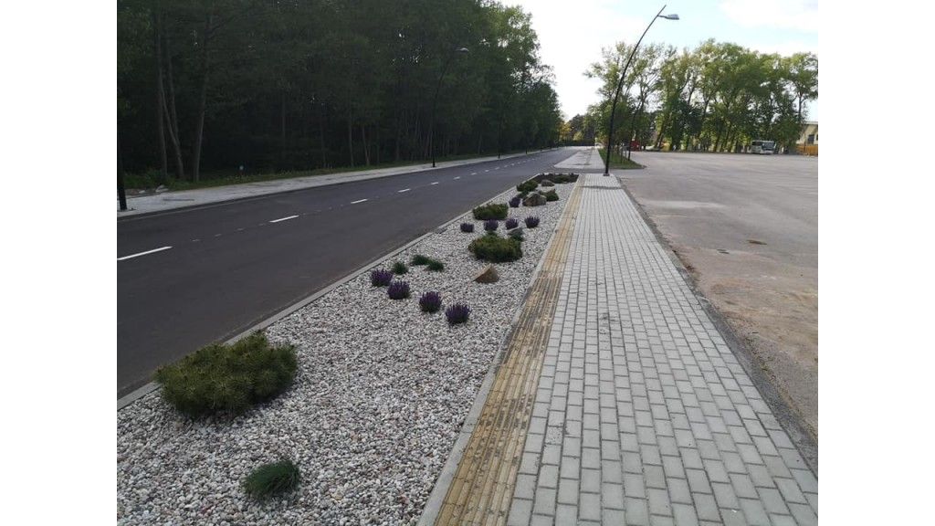 Palangos S. Dariaus ir S. Girėno gatvė jau džiugina savo grožiu ir modernumu