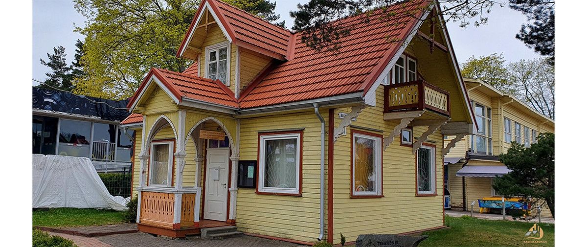 Buvusi vila „Vaidilutė“ Palangoje (dab. Tremties ir rezistencijos muziejus), 2022 m., Archifasono nuotr.