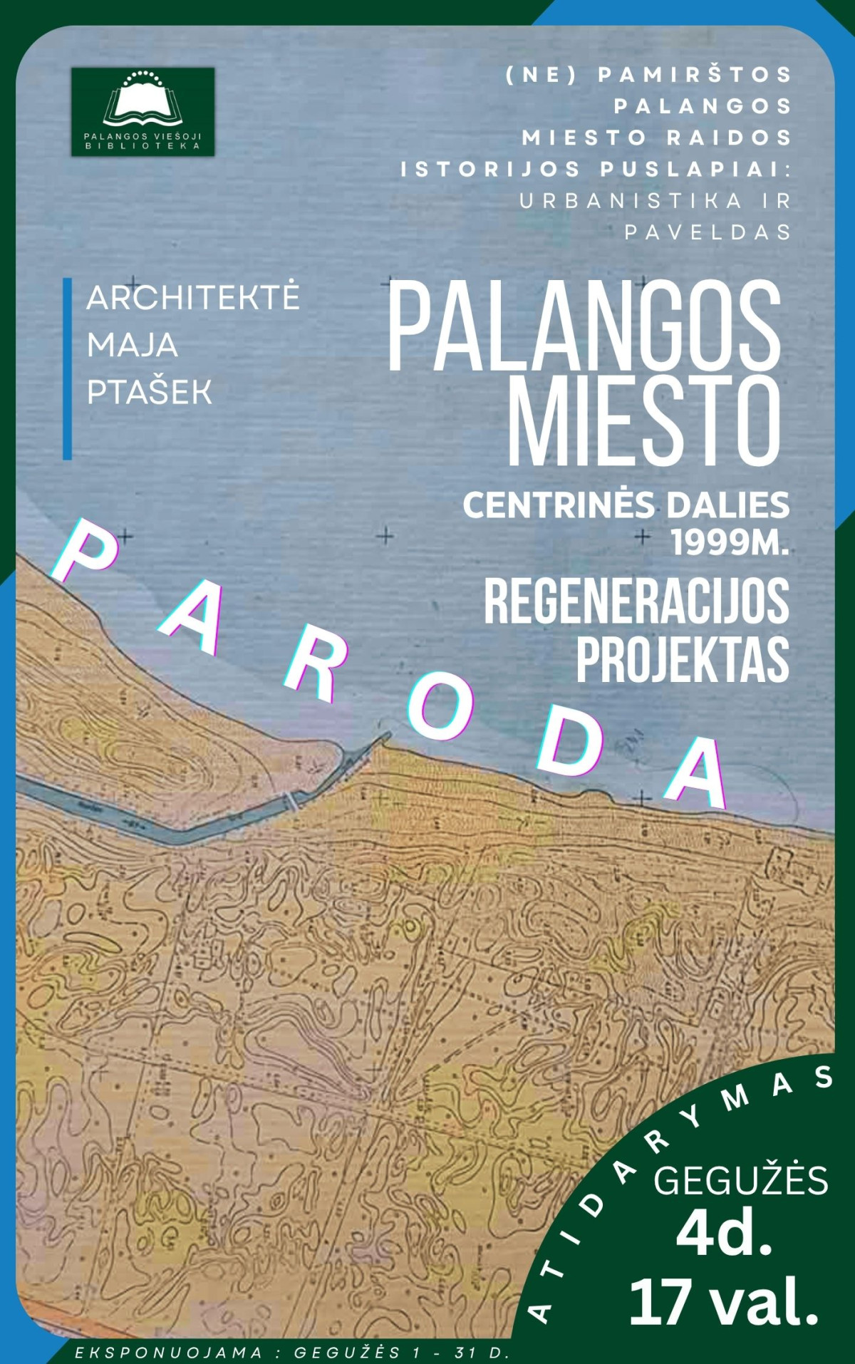 Bibliotekoje – pirmojo Palangos paminklosauginio plano paroda