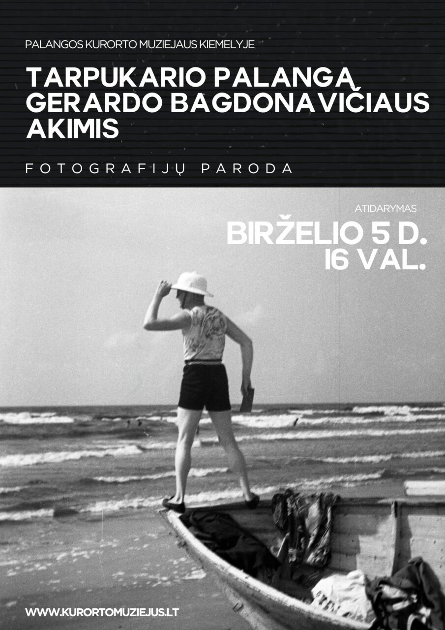 Tarpukario fotografijų paroda Palangos kurorto muziejuje