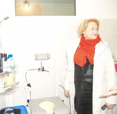 A.Karteškiną, kaip ir Deividą bei jo mamą, itin džiugina specialiai įrengtas dušas.