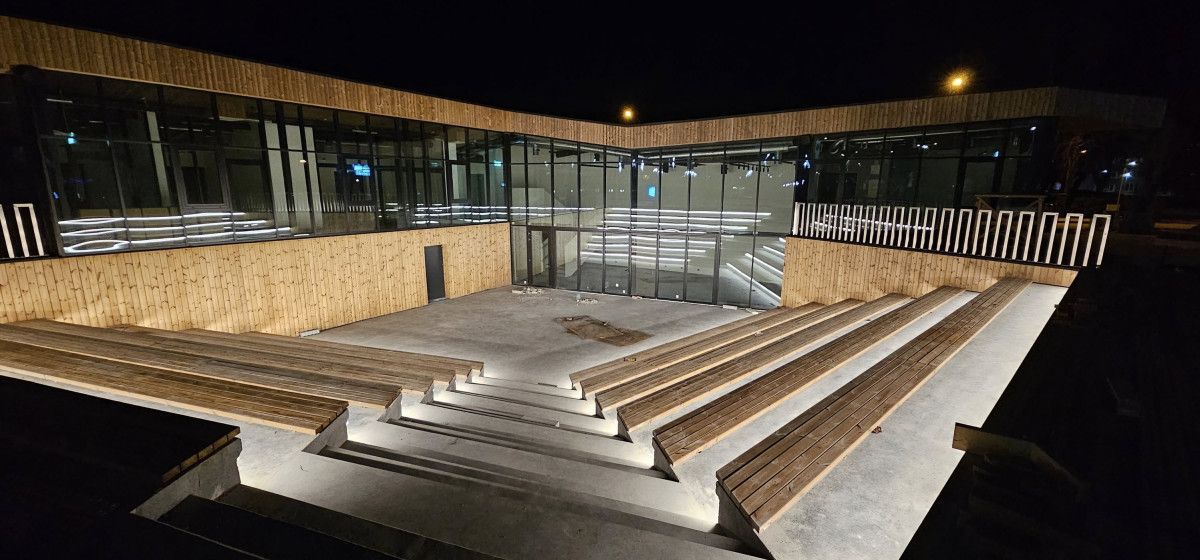 Jaunimo ir savanorystės centro statybų pabaigtuvės – gegužę
