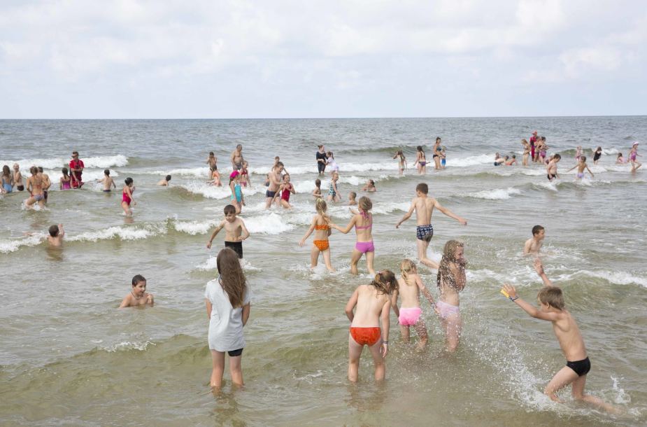 Vaikų svajonė pamatyti jūrą išpildyta būrio palangiškių dėka