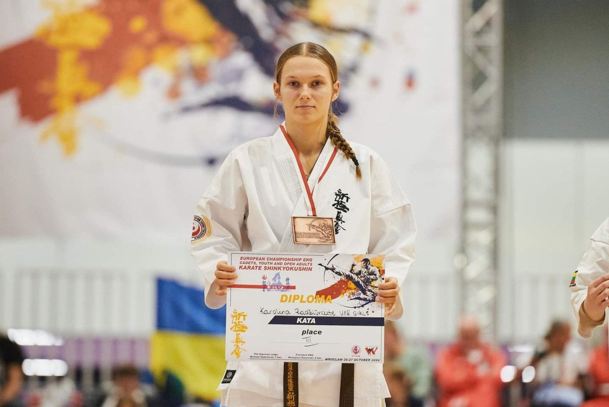 Karolina Radžiūnaitė – Europos karate kyokushin čempionė