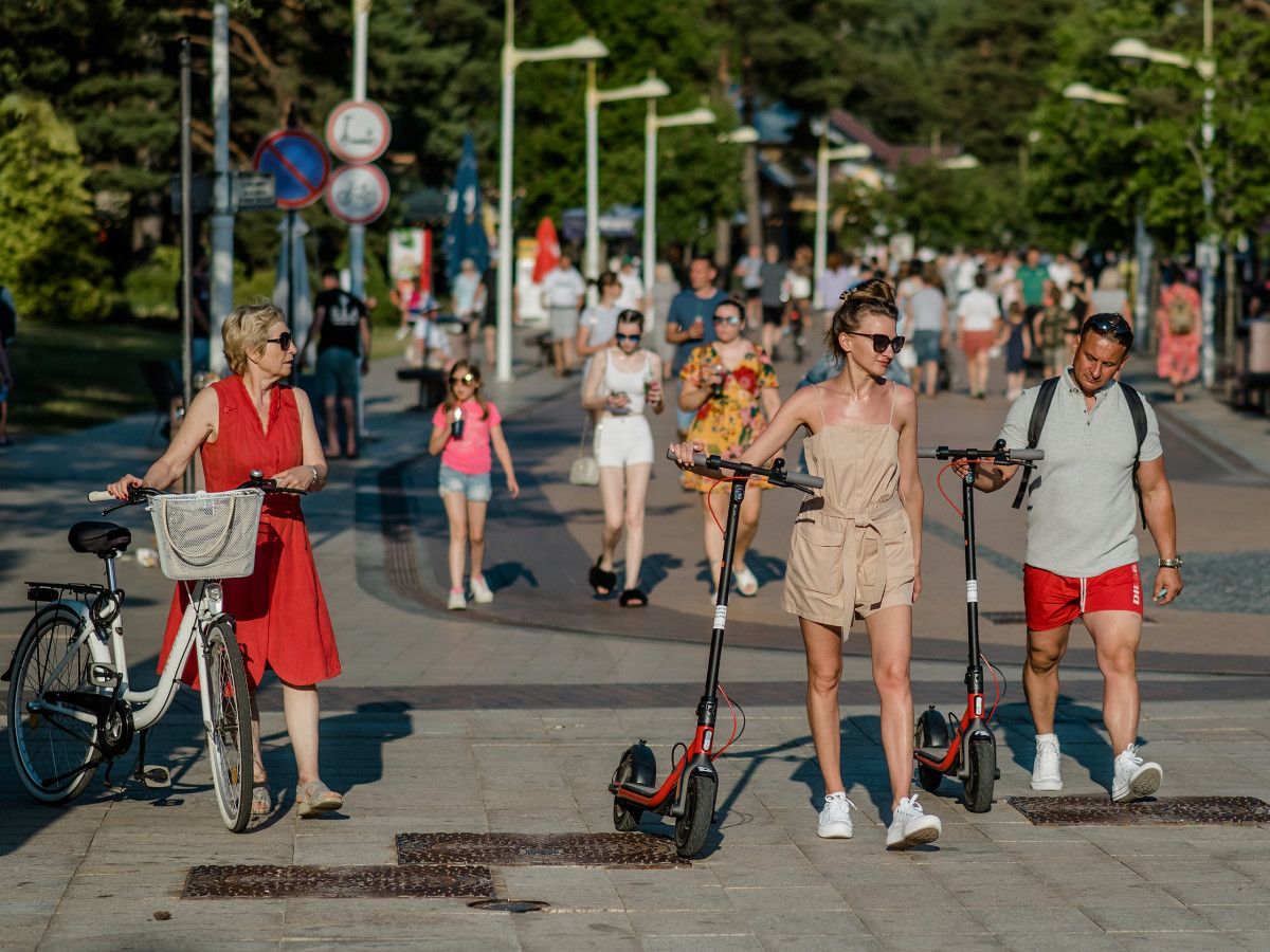 LT-FOTO. Basanavičiaus gatvė Palangoje