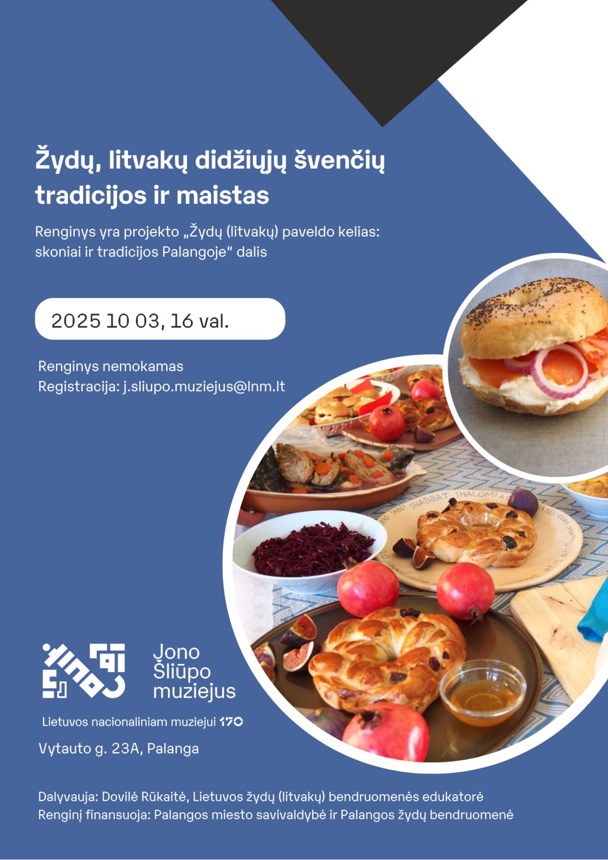 Kviečiame prisiminti žydų, litvakų didžiųjų švenčių tradicijas ir paragauti patiekalų
