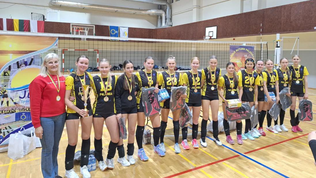 Pergalė Tarptautiniame U17 tinklinio turnyre Palangos Auksinis ruduo 2024