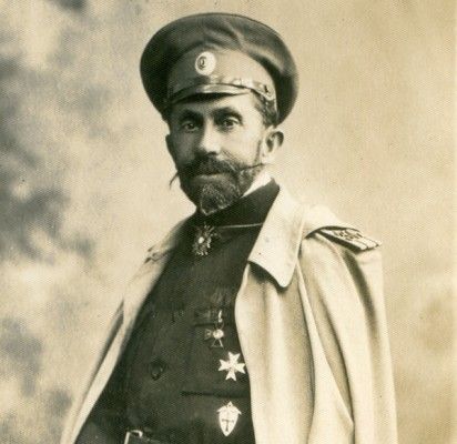 Rusų kariuomenės papulkininkis V. M. Ramanauskas. 1906 m.