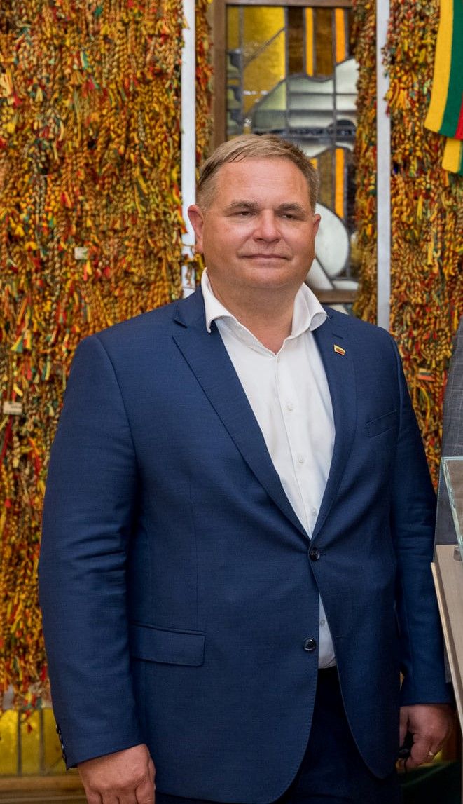 Mindaugas Skritulskas, TS-LKD Seimo narys, išrinktas Mėguvos vienmandatinėje rinkimų apygardoje