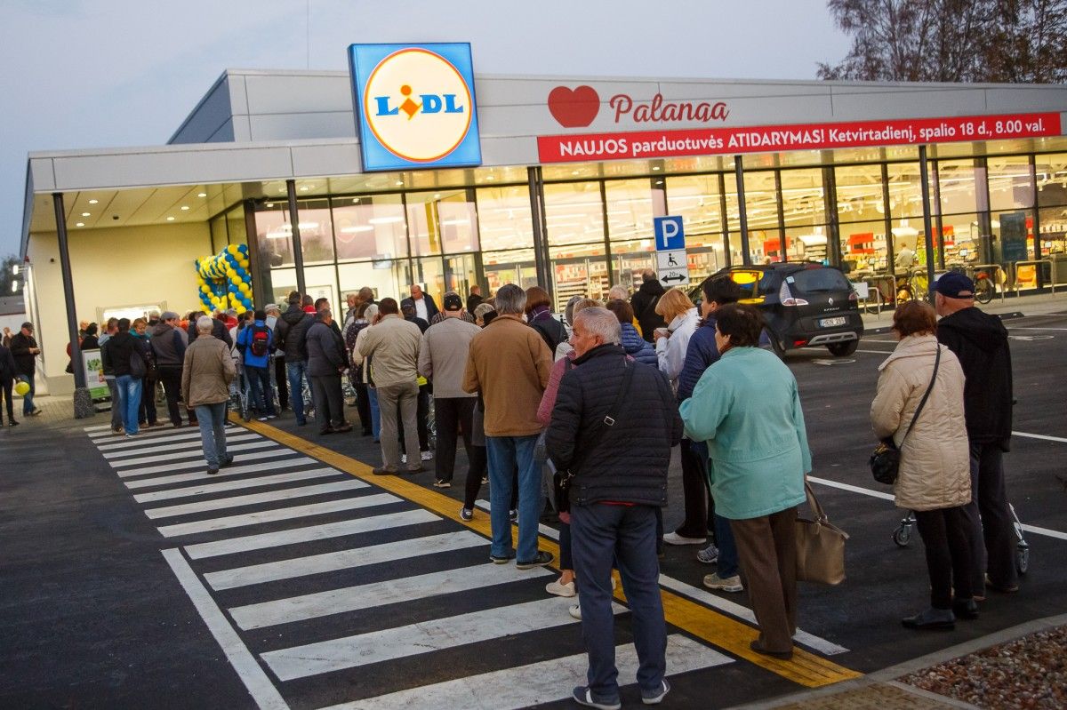 Vakar duris atvėrė pirmoji Palangoje „Lidl“ parduotuvė
