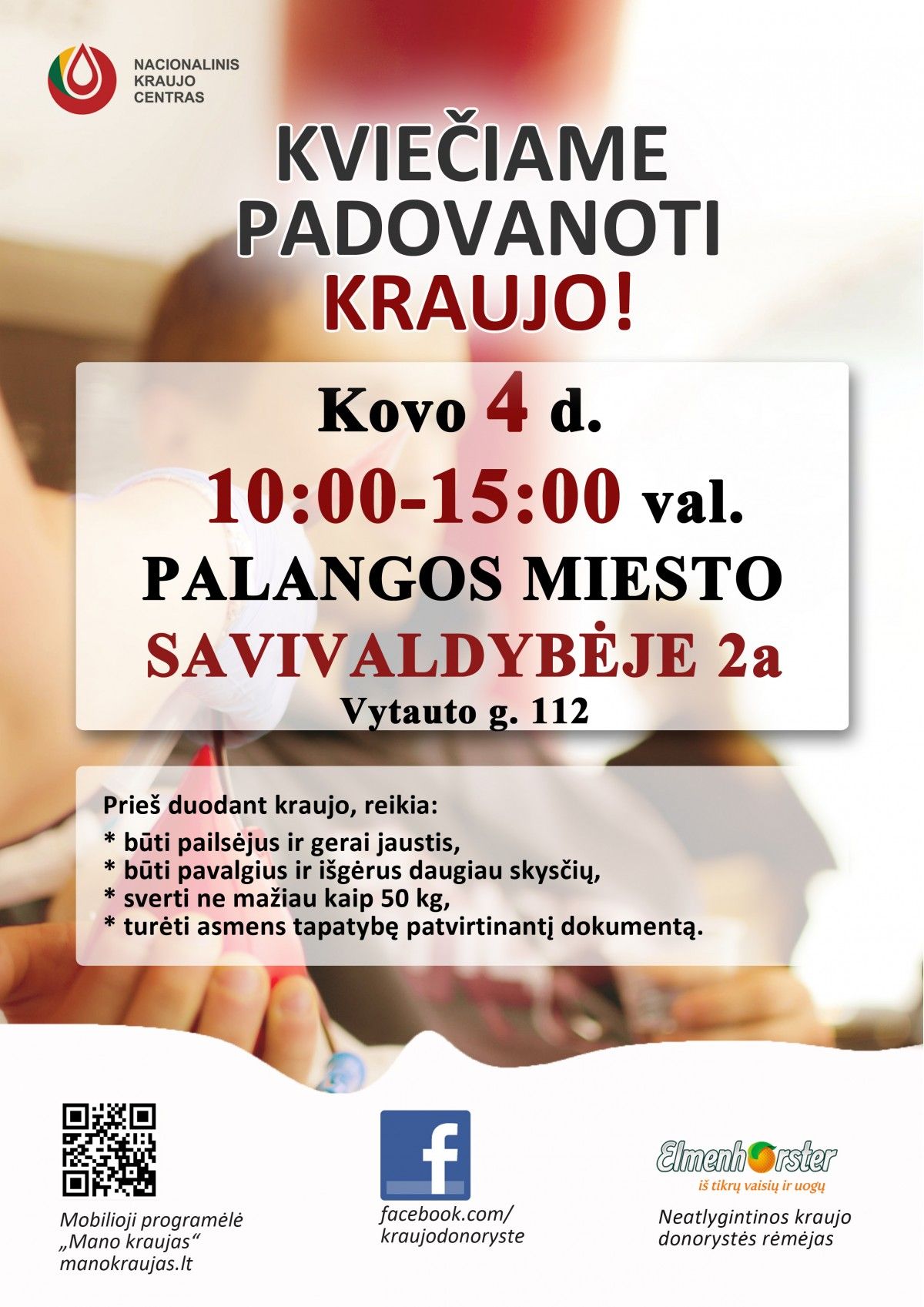 Savivaldybėje laukiami kraujo donorai