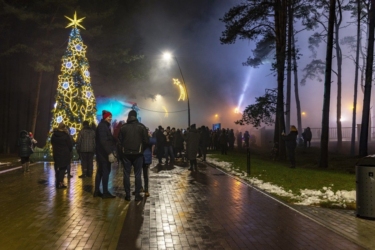 Naujųjų metų sutiktuvės Palangoje – vos ne pavyzdinės