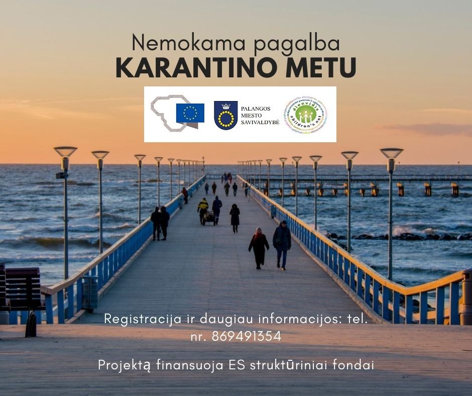 Nemokama pagalba Palangos, Šventosios gyventojams karantino metu