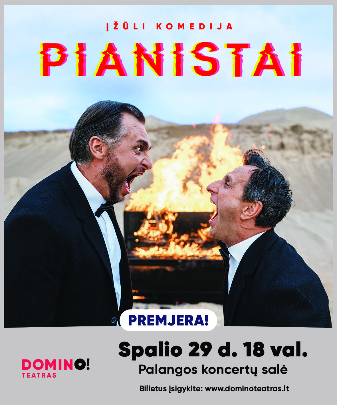 "Domino" kviečia į spektaklį "Pianistai"