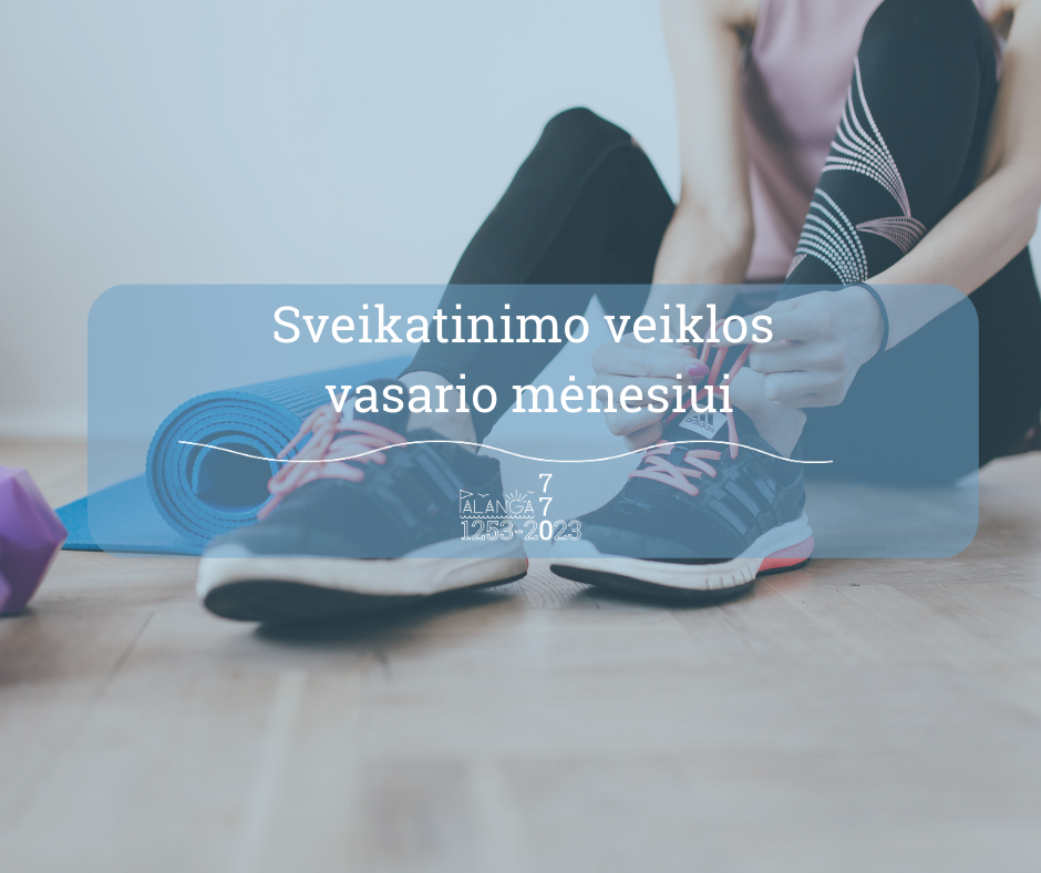 Nemokamų sveikatinimo veiklų Palangoje tvarkaraštis