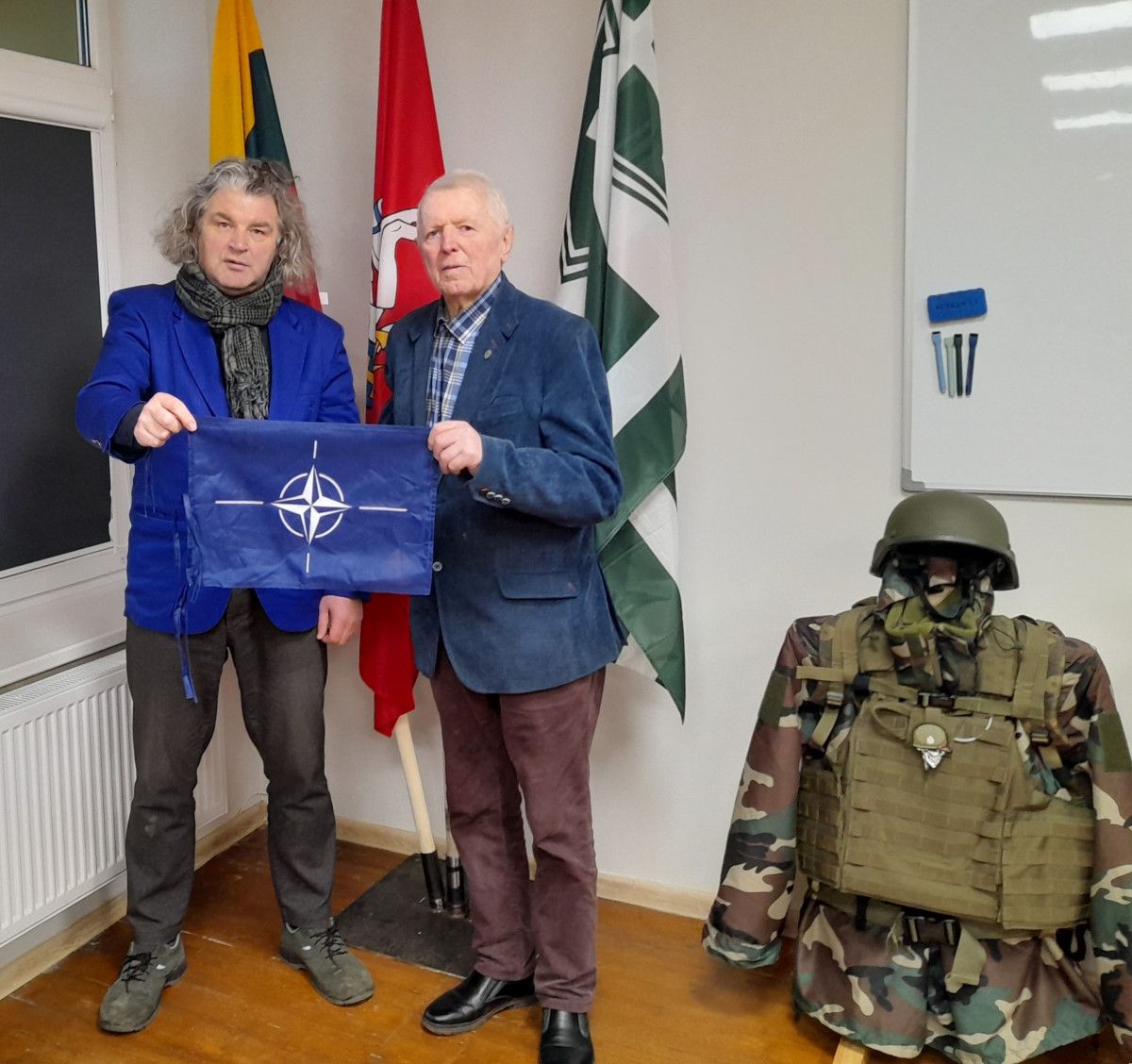 Istorinės atminties popietė su buv. Generolo J. Žemaičio Palangos 306-osios kuopos vadu Adolfu Sendrausku
