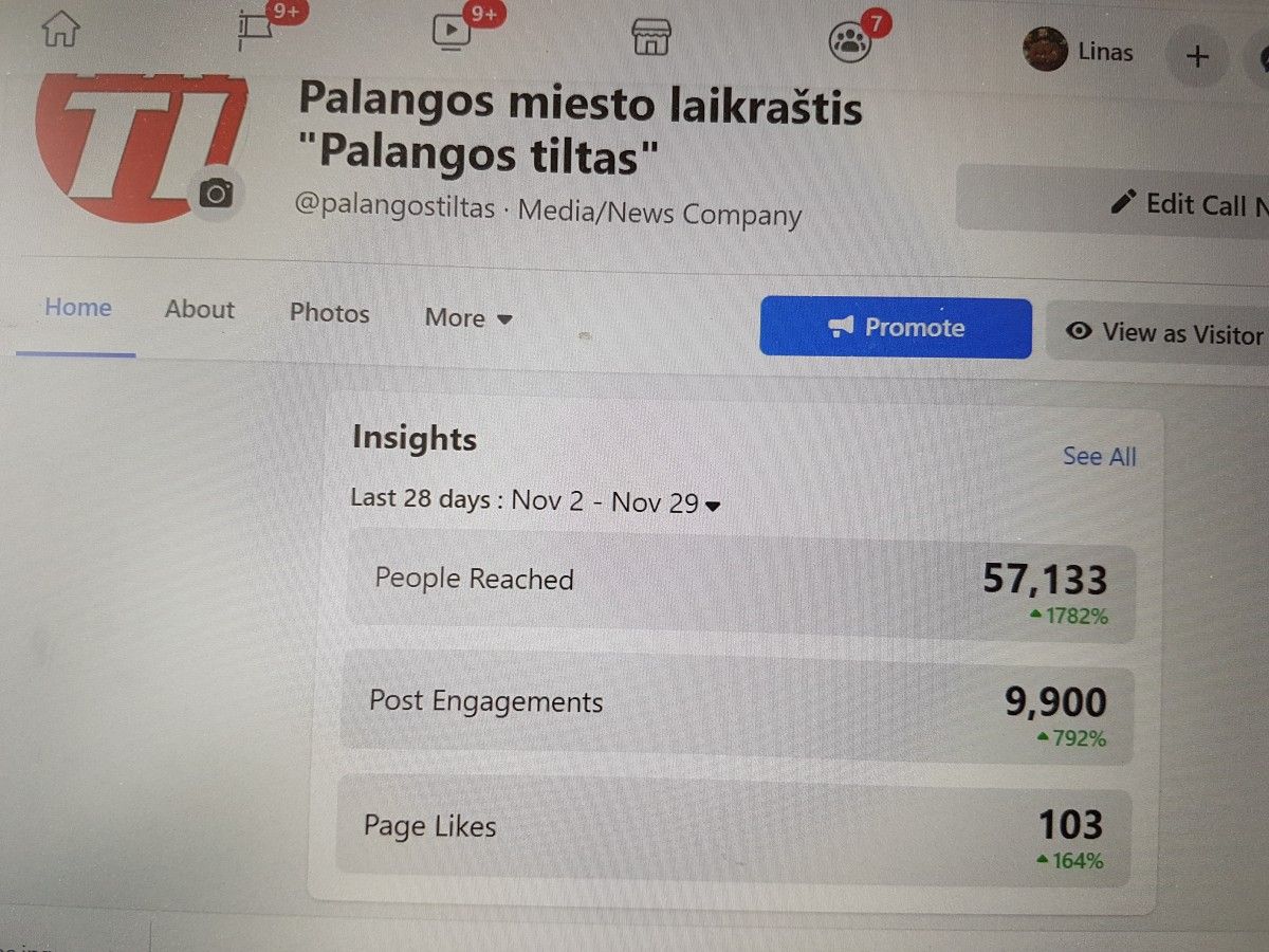 Facebook/Palangostiltas muša rekordus, stebina ekspertus