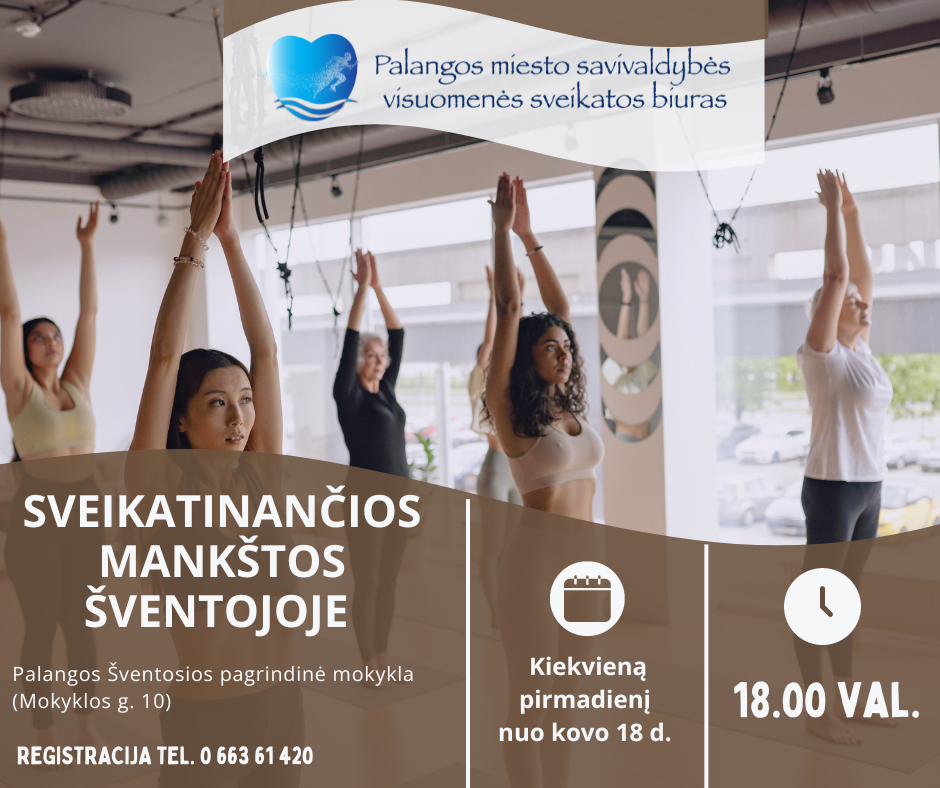 Sveikatinančios mankštos Šventojoje