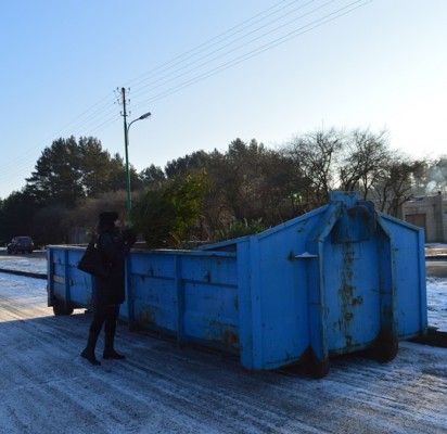 Atitarnavusios Kalėdų eglėms – specialus konteineris