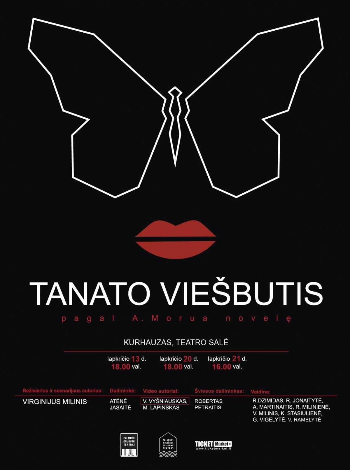 „Grubiojo“ teatro spektaklis „Tanato viešbutis“ kviečia į Kurhauzą