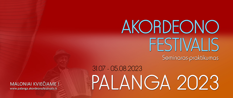 XXIX tarptautinis akordeono festivalis PALANGA 2023