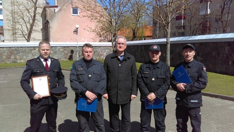 Ugniagesiai gelbėtojai minėjo profesinę šventę