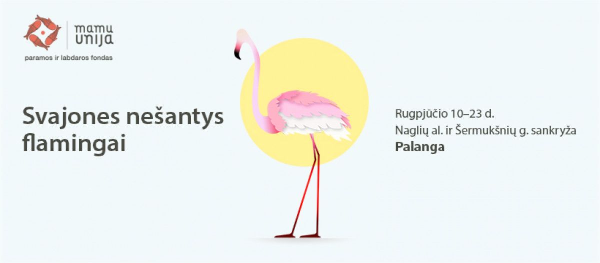 Palangoje svečius pasitiks vaikų svajones nešantys flamingai