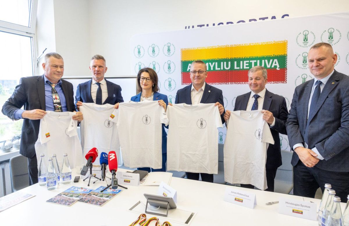 Liko mėnuo iki XII Pasaulio lietuvių sporto žaidynių – pristatyta pasirengimo eiga, programa, medaliai