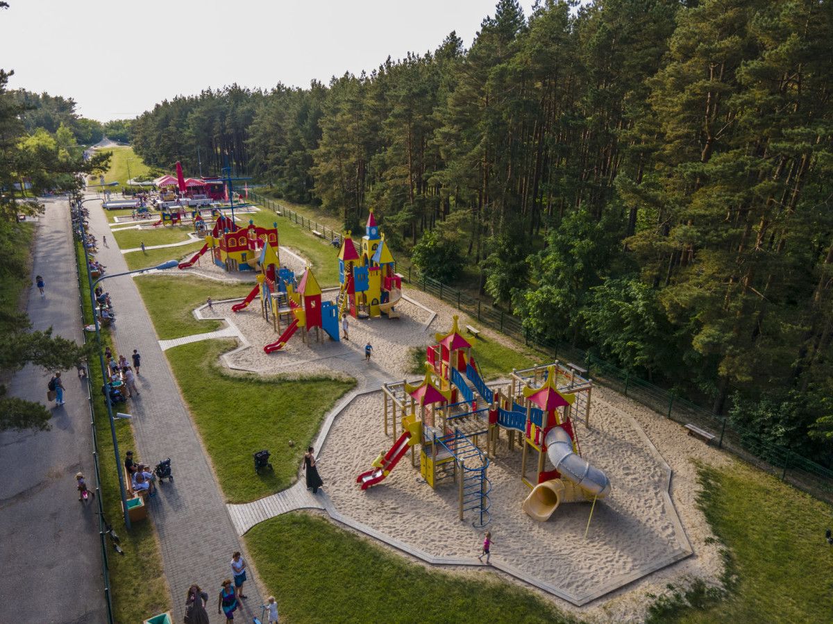 Vaikų parkas jau laukia mažųjų lankytojų