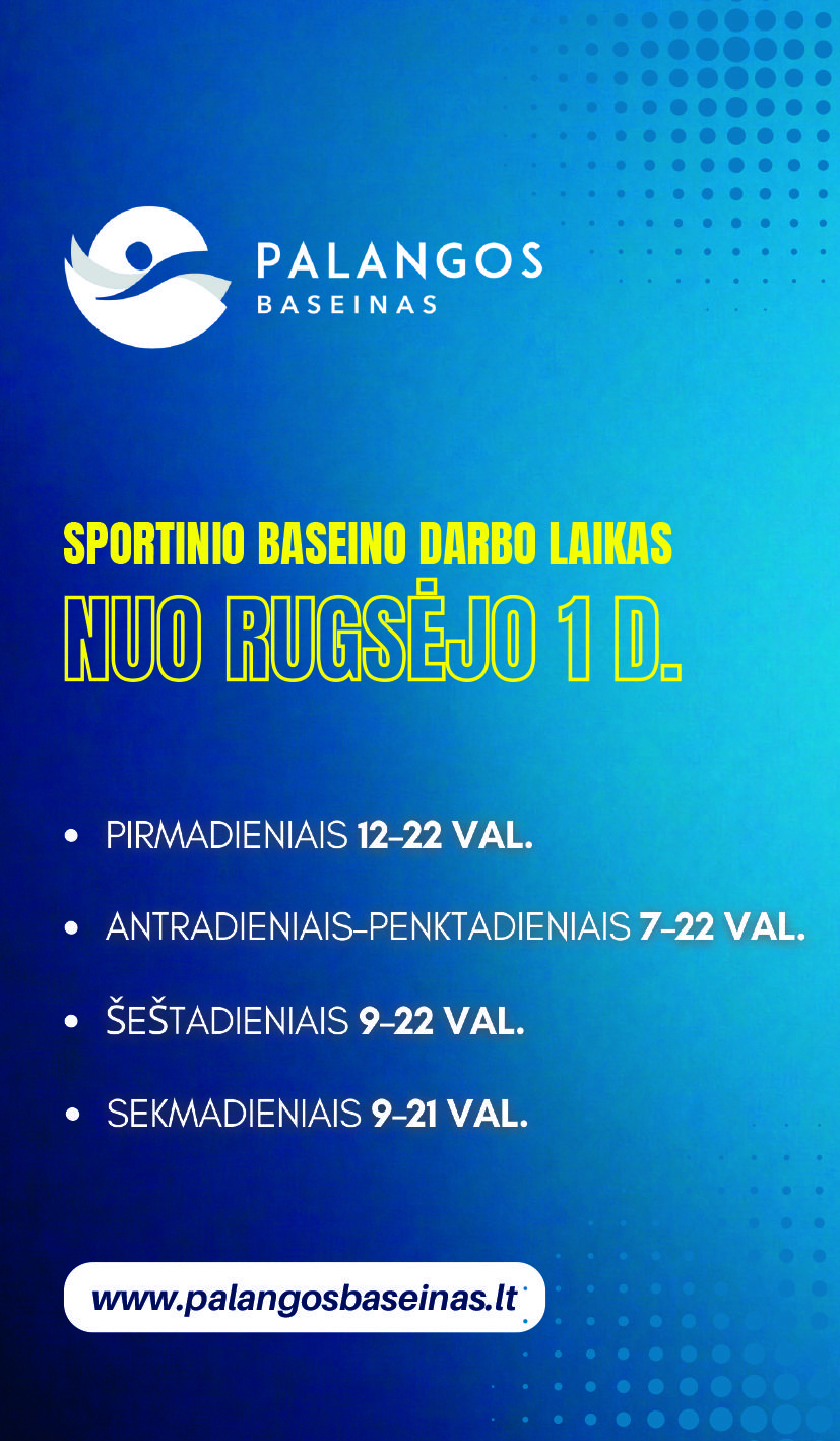 Palangos baseinas informuoja