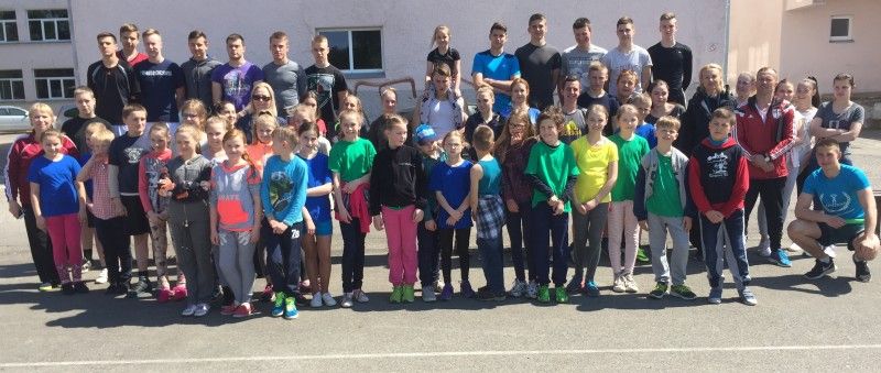 Rio de Žaneiro Olimpiadą gimnazistai pasitinka „šėldami“