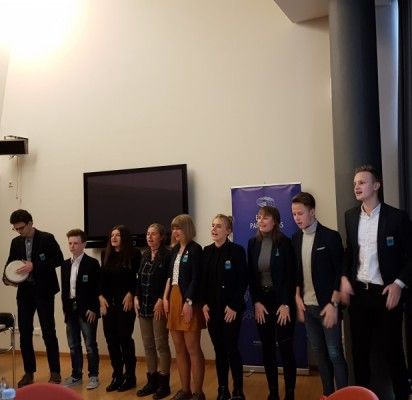 Gimnazistai – konkurso „Euroscola“ prizininkai