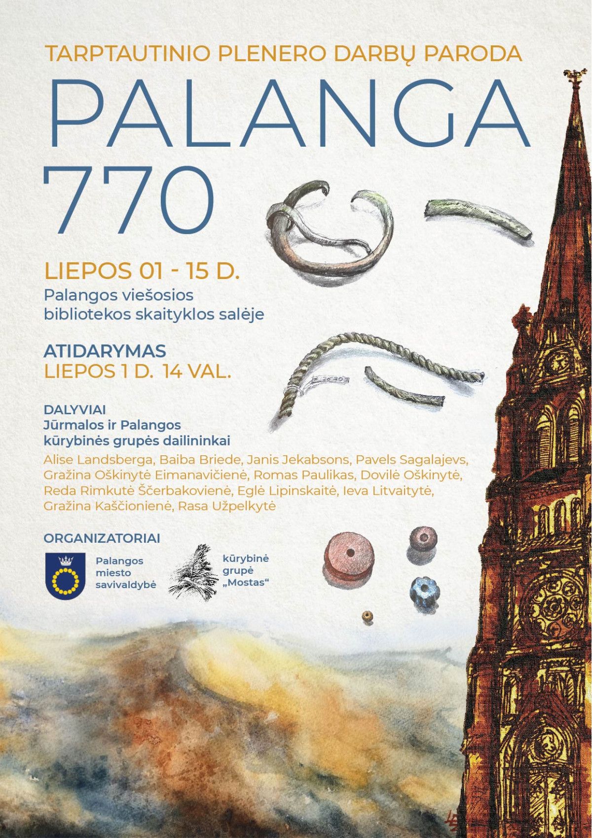 Tarptautinė plenero darbų paroda „Palanga 770“