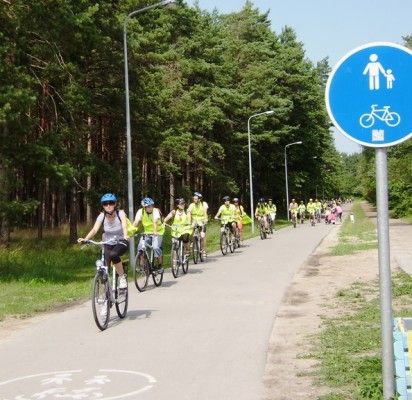 Dviratininkų pamėgtoje Palangoje – dėmesys mažųjų saugumui
