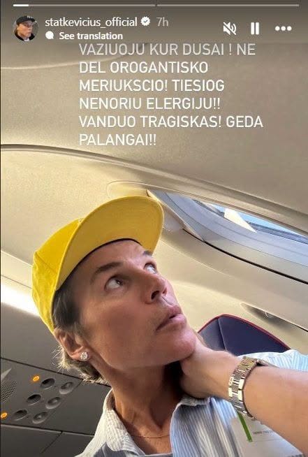 Nuotrauka iš Juozo Statkevičiaus socmedijų