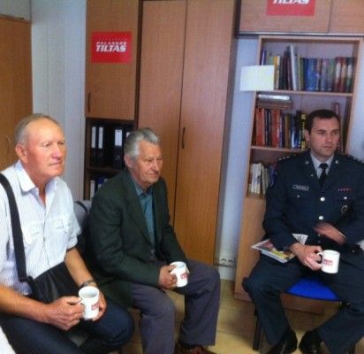 Susitikime su Viešosios policijos skyriaus viršininku G. Pocevičiumi palangiškiai iškėlė kurortui aktualias problemas.